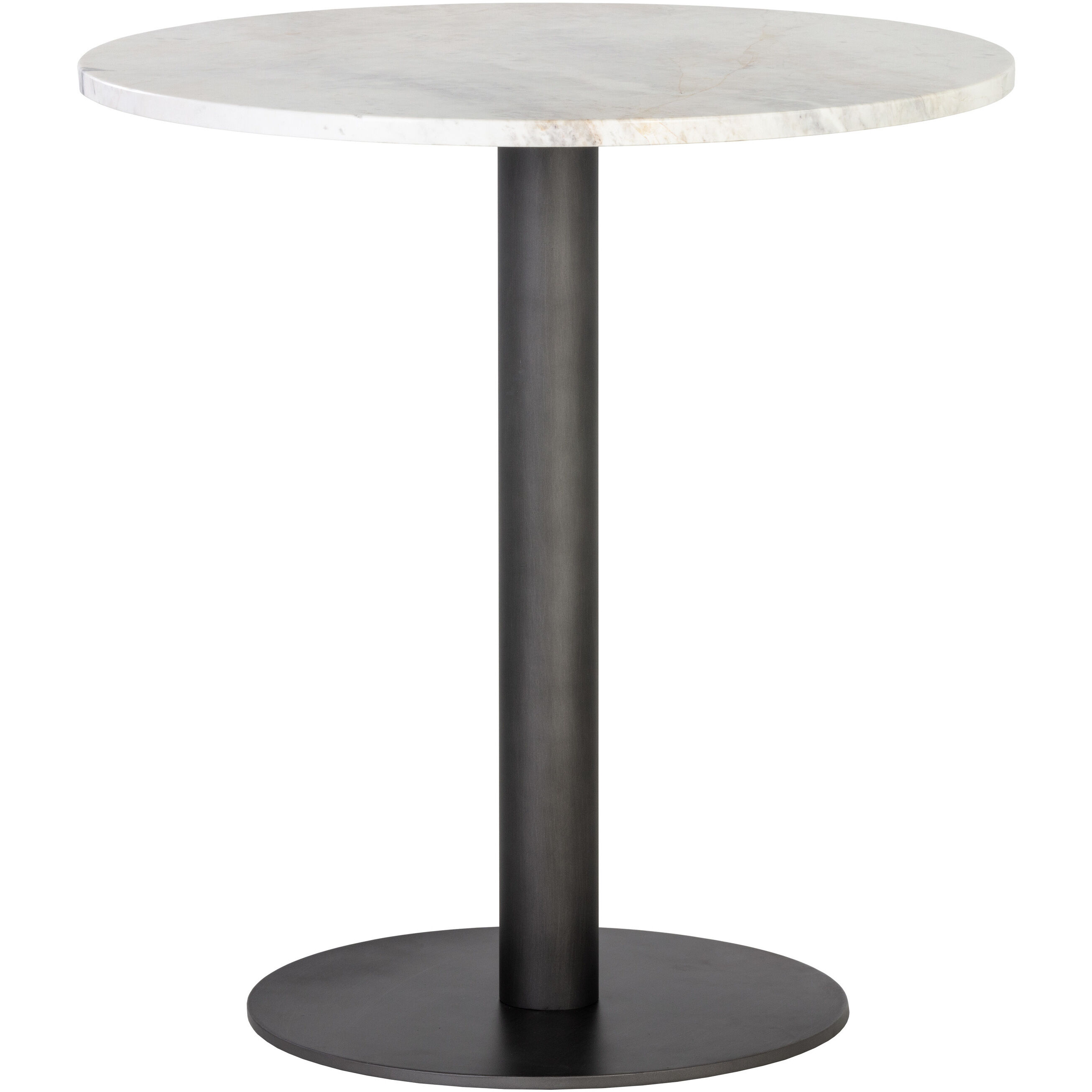 Suki White / Pewter Bistro Table